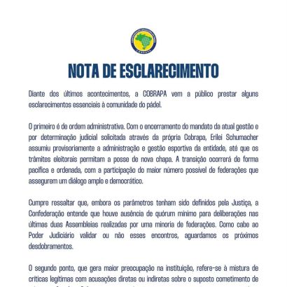 Nota de esclarecimento