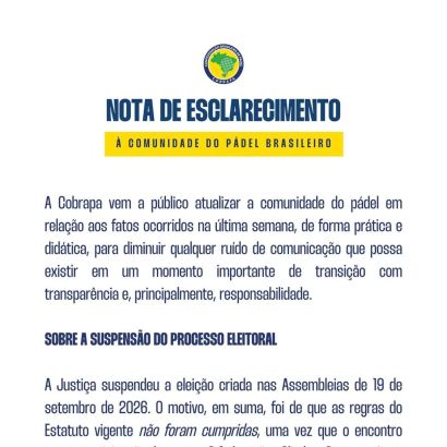 NOTA DE ESCLARECIMENTO