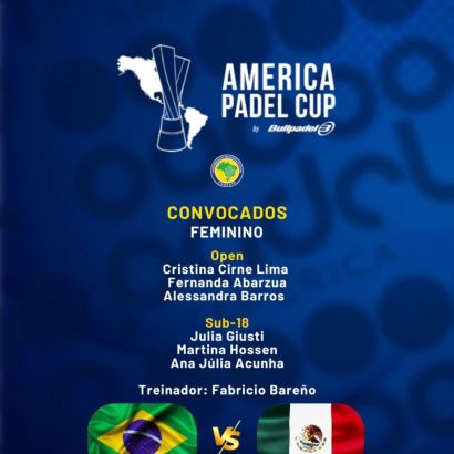  CONVOCAÇÃO PARA A SEMIFINAL DA AMERICA PADEL CUP 2026
