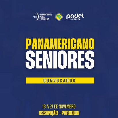 CONVOCAÇÃO PARA O PAN DE SENIORES