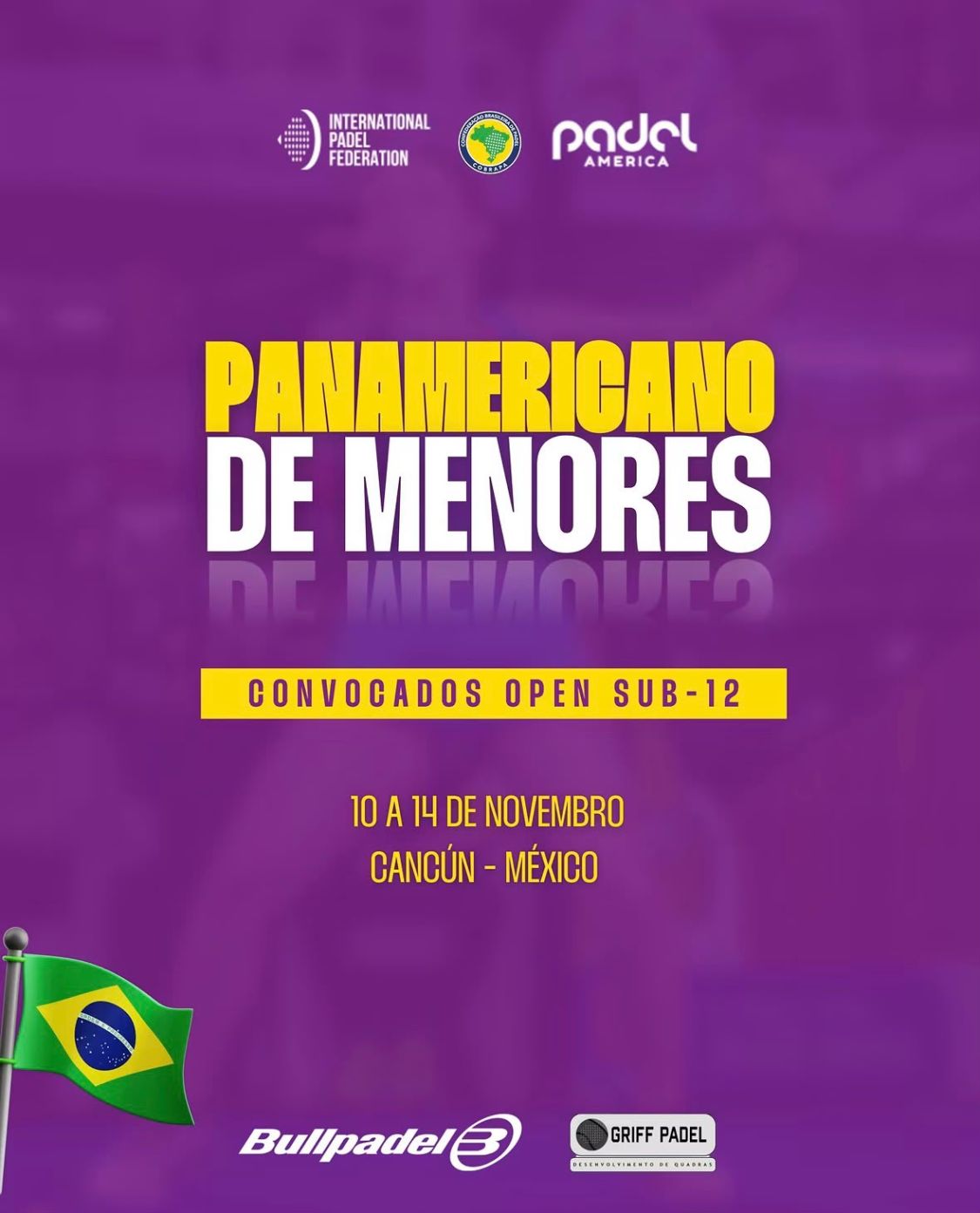 CONVOCADOS OPEN SUB-12 NO PAN DE MENORES
