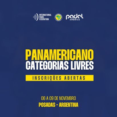 Inscrições abertas para o Panamericano de Categorias Livres