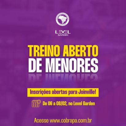 Treino Aberto de Menores - Joinville/SC